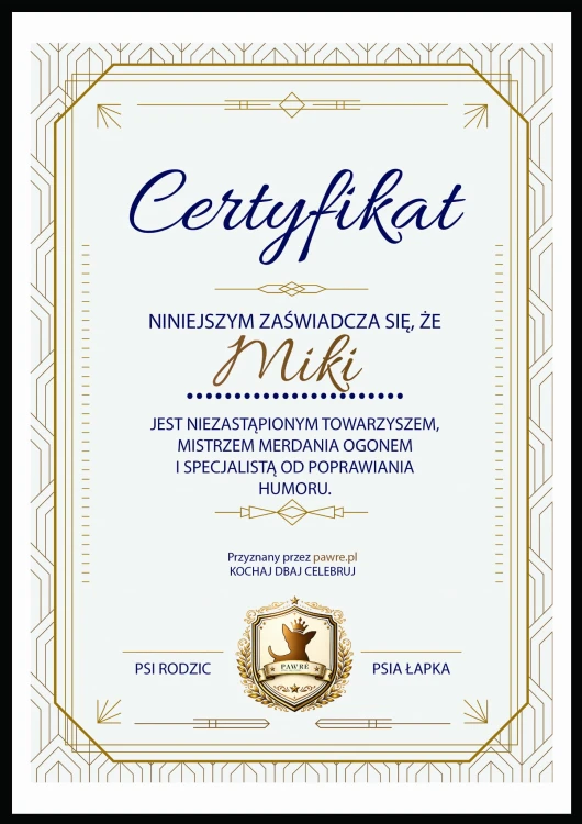 Obraz premium z motywem psa – płyta PVC, wysoka jakość druku